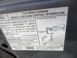 2006 FORD MUSTANG COUPE GT BLACK 4.6 MT F20101